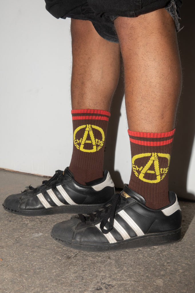 Chaos/Beauty Socks "CHOCOLATE"