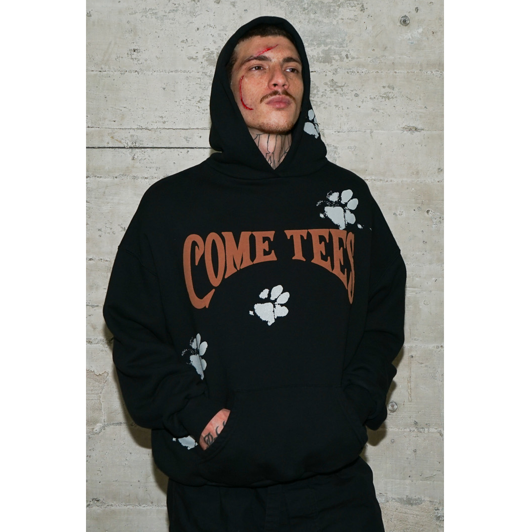 Pando Paw Print Logo Hoodie 