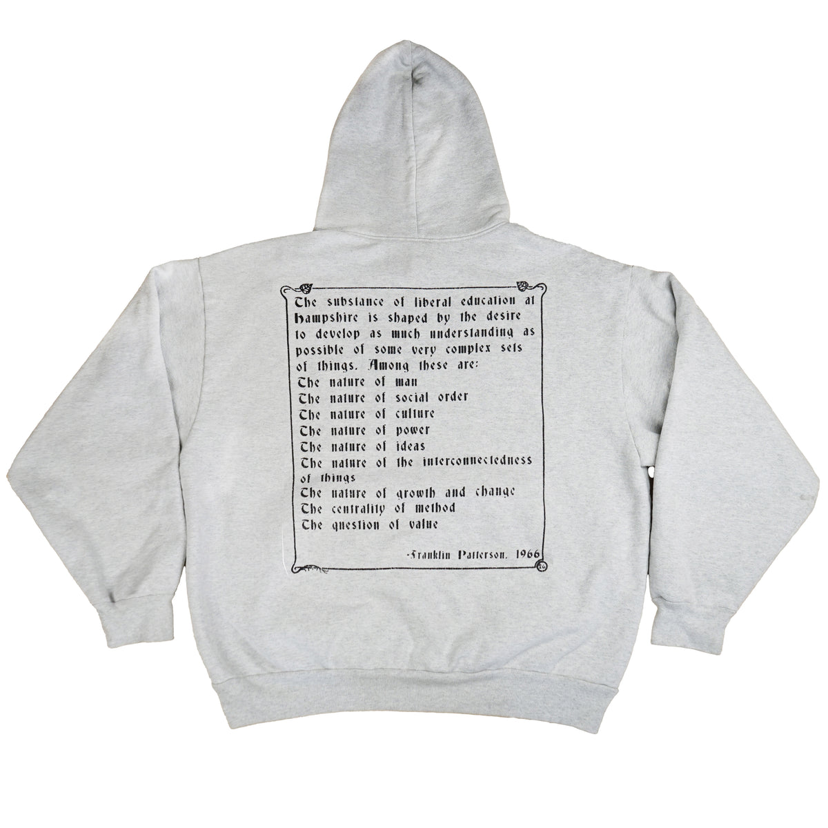 Hampshire College Logo Hoodie 
