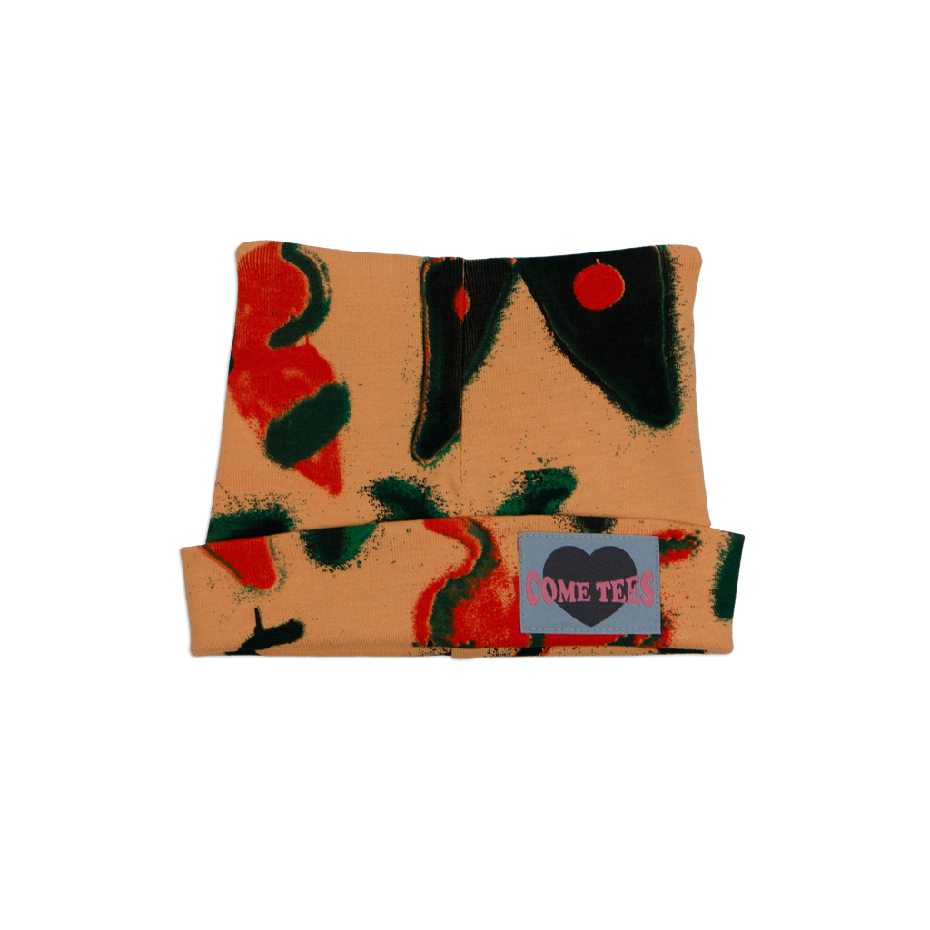 "Cataloupe Butterfly" Baby Flat Cap