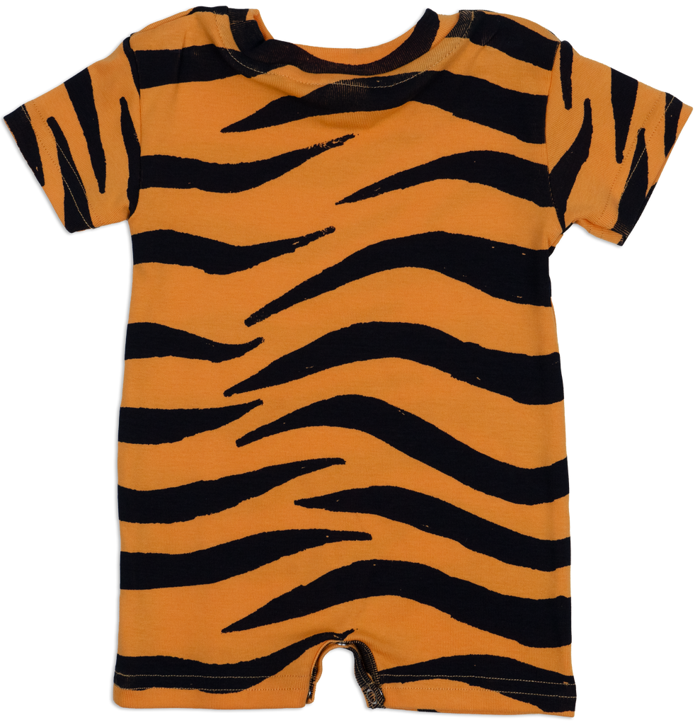 "Tiger Baby" Baby Rib Romper