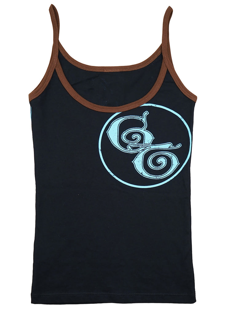 CT Logo Reversible Cotton Cami - Black