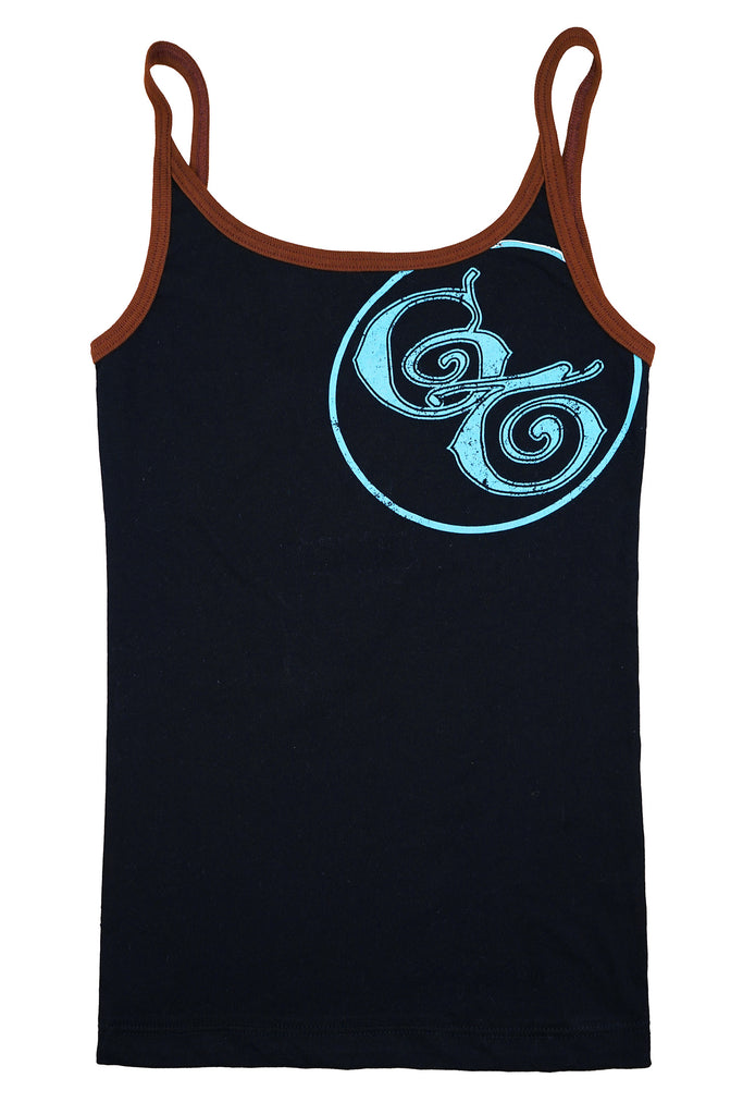 CT Logo Reversible Cotton Cami - Black