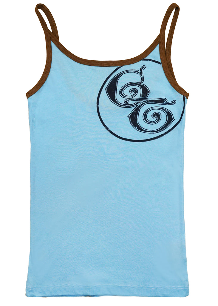 CT Logo Reversible Cotton Cami - Sky