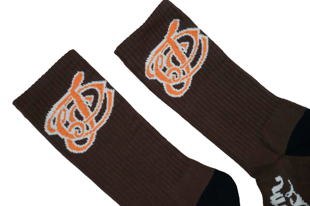 Cipher Logo Socks "Carob"