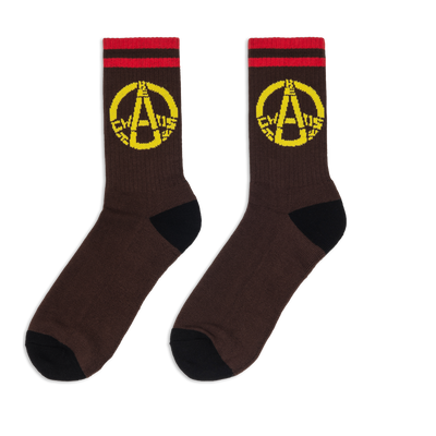 Chaos/Beauty Socks "CHOCOLATE"