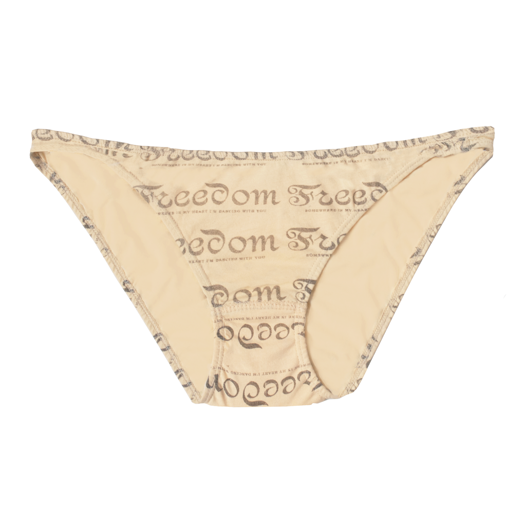 "Freedom" Ultra-low Rise Cotton Panties
