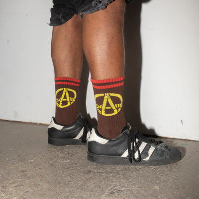 Chaos/Beauty Socks "CHOCOLATE"