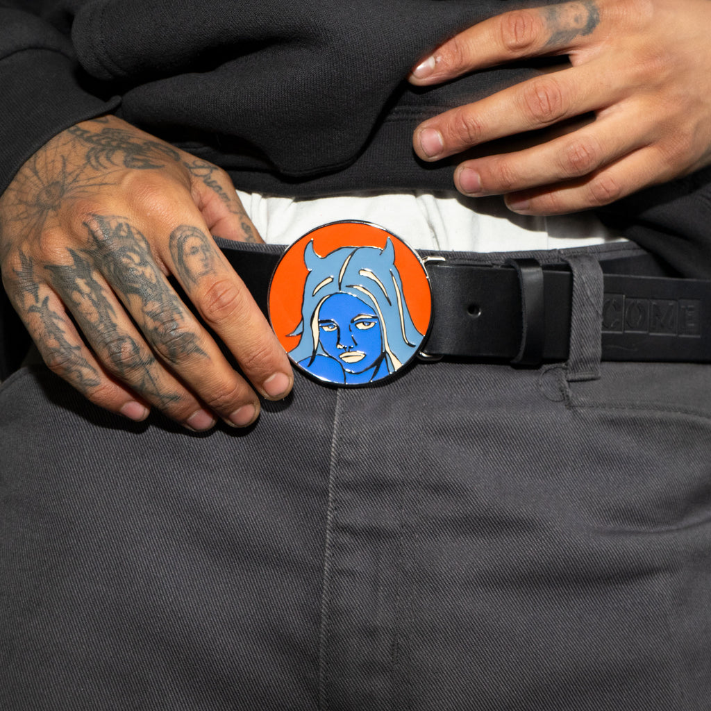 Urban Backwoods Angel & Devil Femals Fibbie per cinture Belt Buckle Urban Backwoods Angel & Devil Femals Fibbie per cinture Belt Buckle