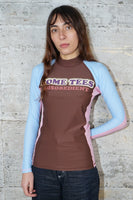 Disobedient Rash Guard "Candy-Coated Chocolate"