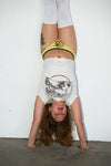 R. Crumb x Come Tees “Hairy Girl” Ringer Baby Tee