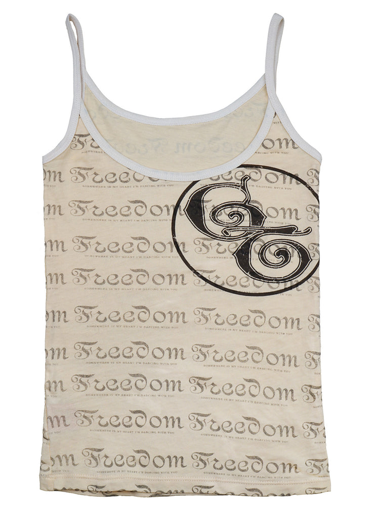 "Freedom" CT Logo Reversible Cotton Cami