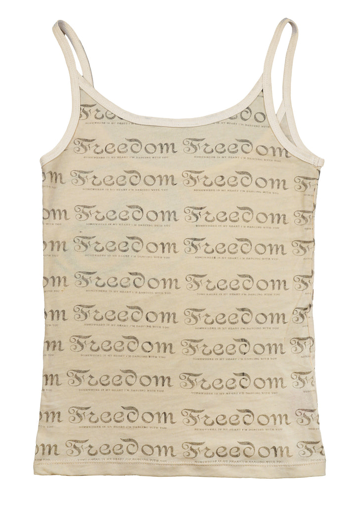 "Freedom" CT Logo Reversible Cotton Cami