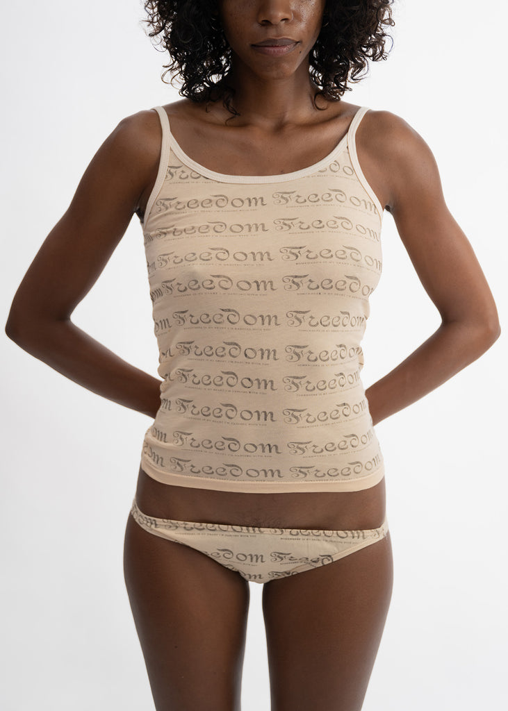 "Freedom" CT Logo Reversible Cotton Cami
