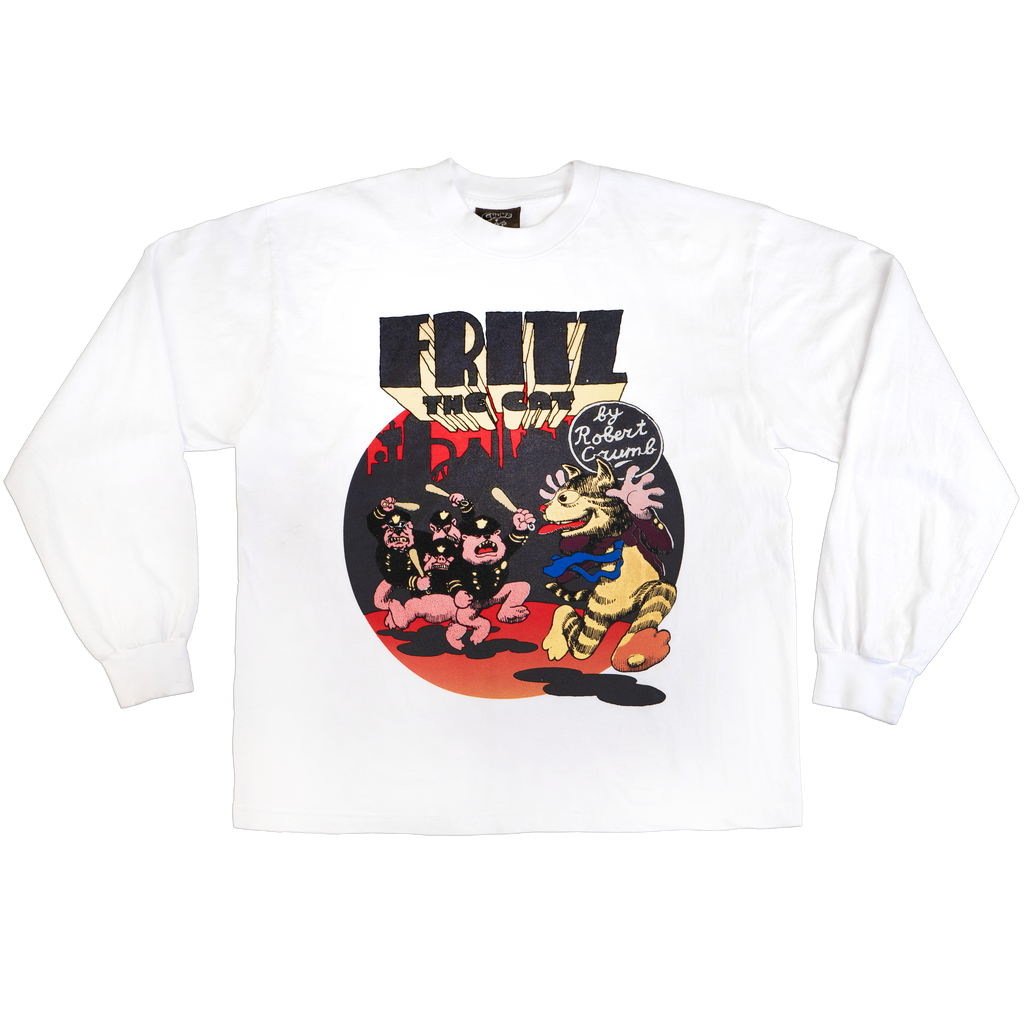 R. Crumb x Come Tees “Fritz" Long Sleeve