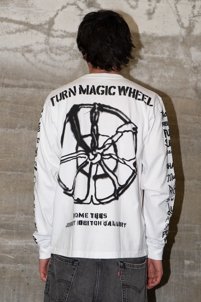 "TURN MAGIC WHEEL" @ JEFFREY DEITCH LONG SLEEVE