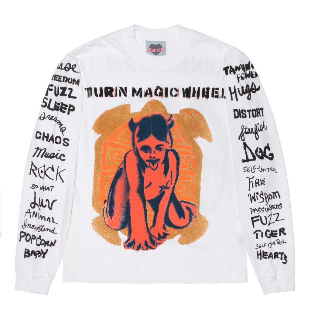 "TURN MAGIC WHEEL" @ JEFFREY DEITCH LONG SLEEVE