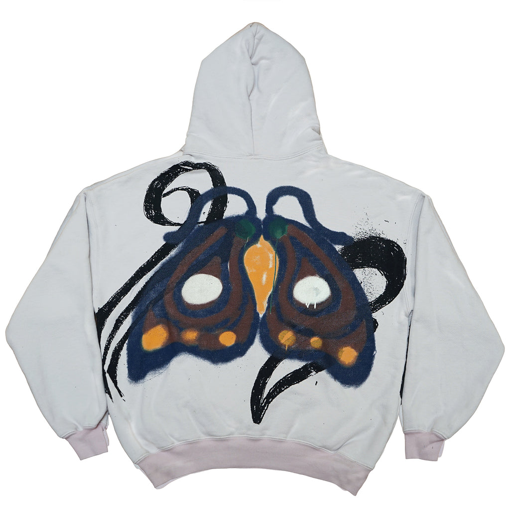 Art Nuvo BUTTERFLY Boxy Hoodie "Fog"