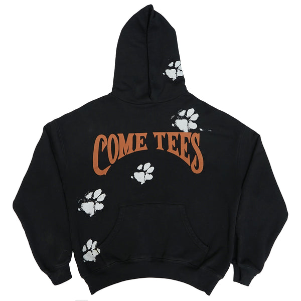 Pando Paw Print Logo Hoodie "Black"
