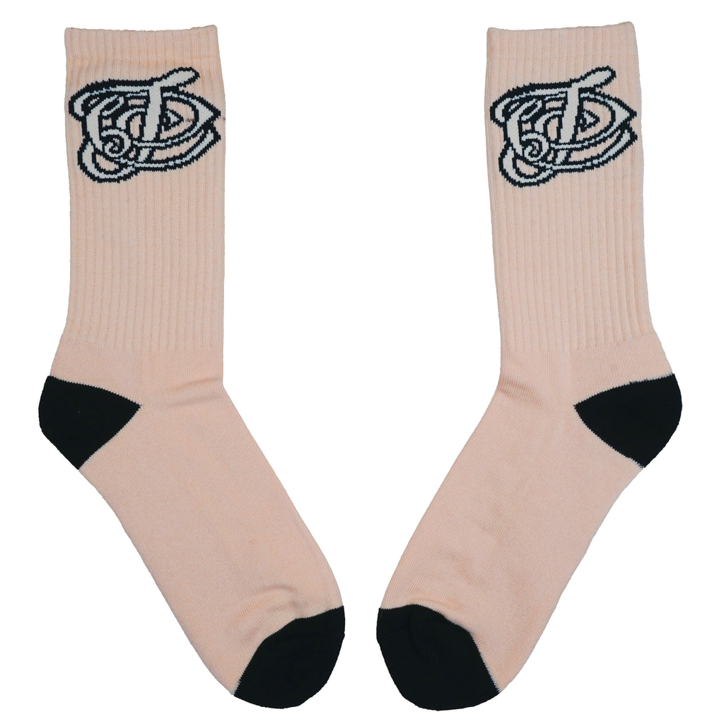 Cipher Logo Socks "Peach"