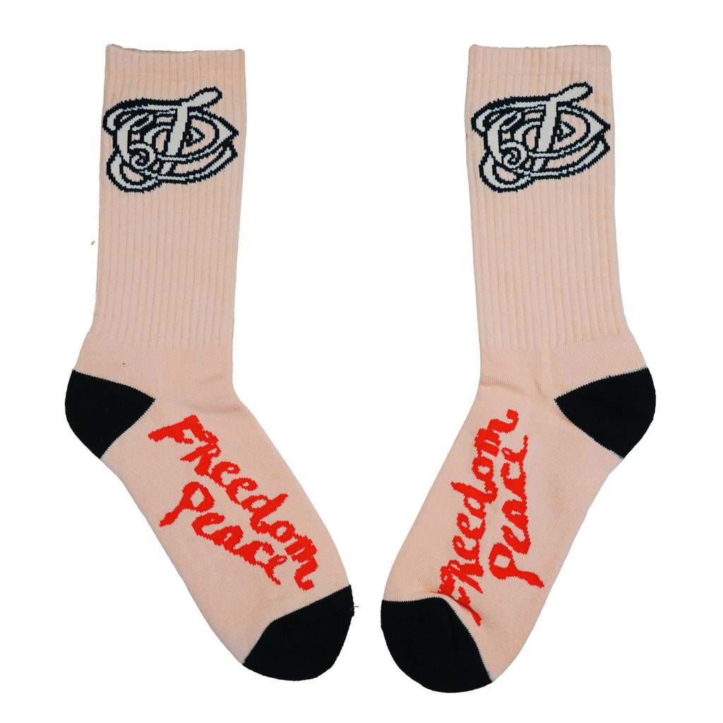 Cipher Logo Socks "Peach"