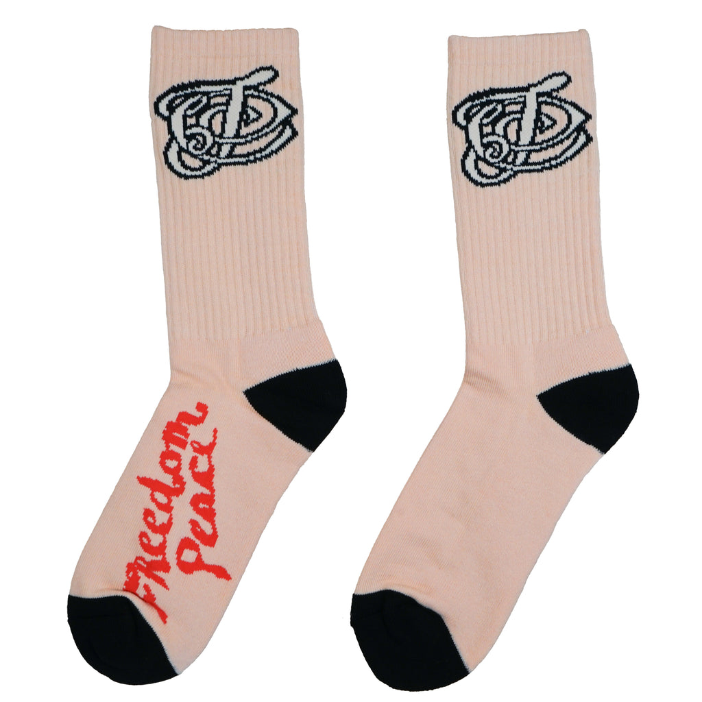Cipher Logo Socks "Peach"