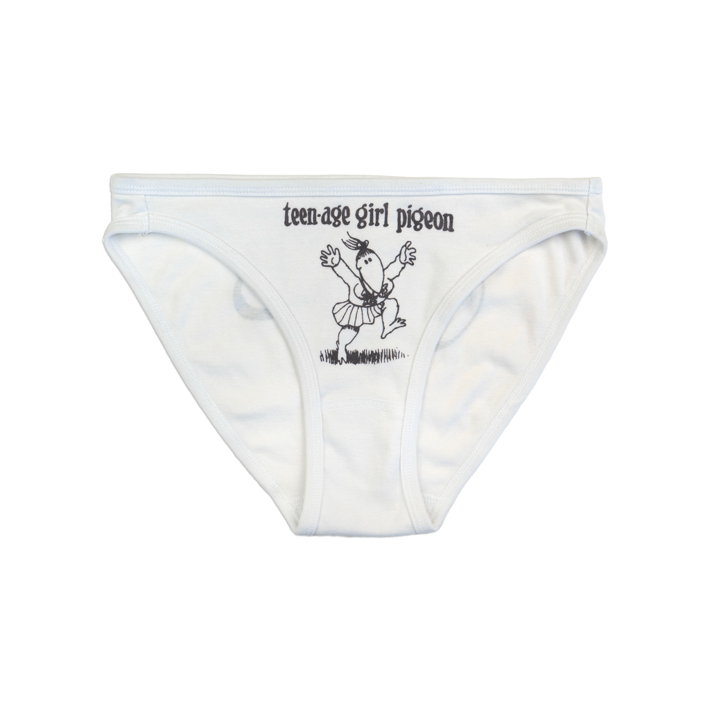 R. Crumb x Come Tees “Teen-age Girl Pigeon”  Panties
