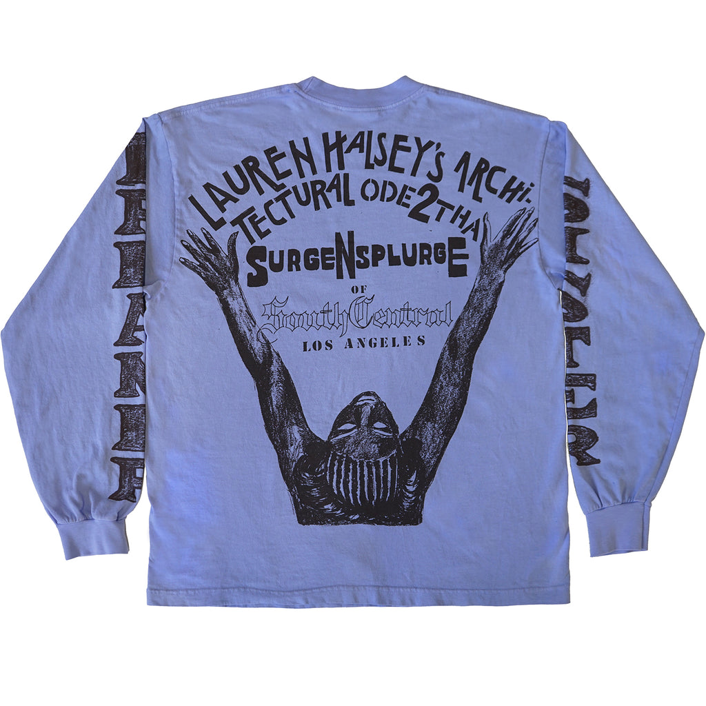 Lauren Halsey X Come Tees "SISTER DREAMER" L/S Blue