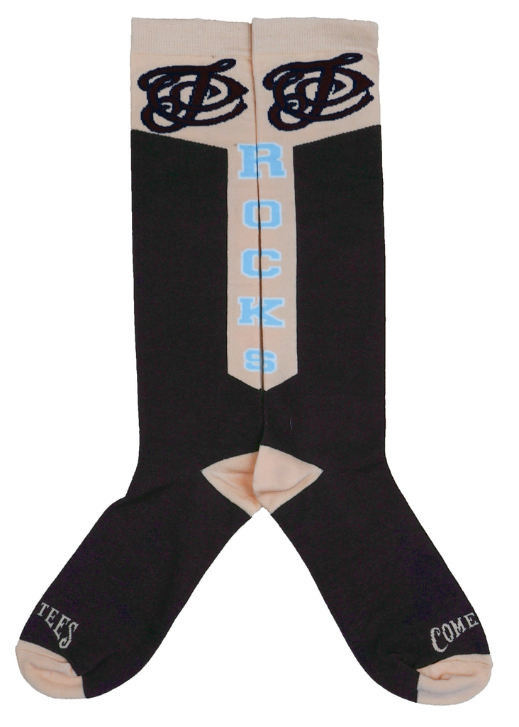 "ROCK" Varsity Knee Socks