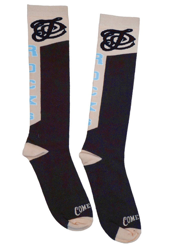 "ROCK" Varsity Knee Socks