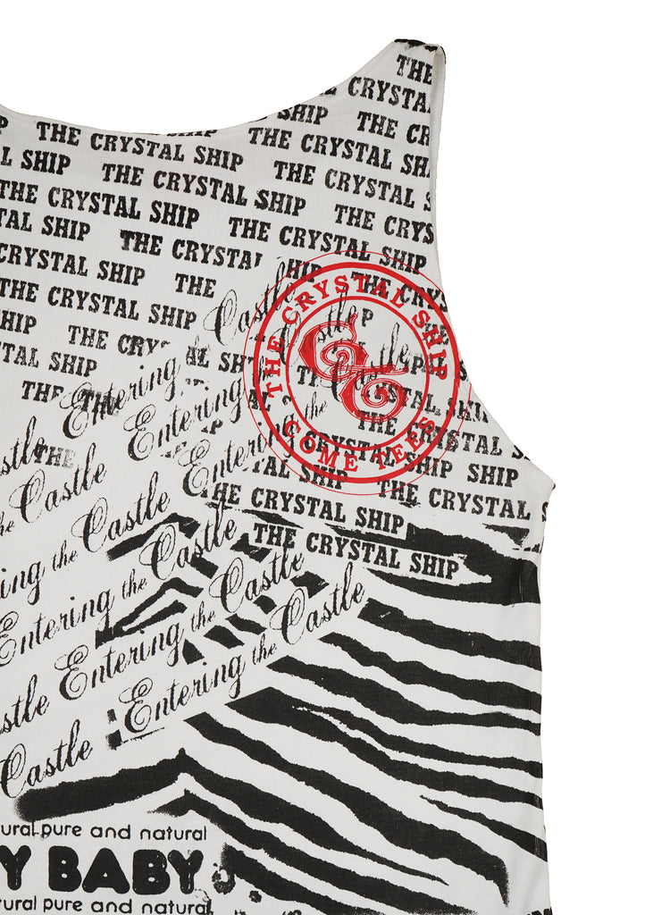 "The Crystal Ship" Drop-Waist Cotton Dress - Valley Girl Print