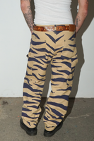 Tiger Double-Paneled Knee Denim Pants